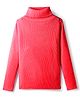 RVK Knit Full Sleeves Solid Skivi Tee- Red