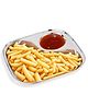 CutTales Pack Of 1 Stainless Steel 2 Compartment Snack & Dinner Plates For Kids And Adults | BPA Free, NonToxic And Dishwasher Safe Plate