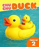 Fiddlerz Chu Chu Duck Bath Toy Set for Kids Floating Rubber Duck Family Safe & Fun Water Play Toy for Babies & Toddlers (Pack of 2) Yellow
