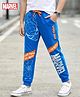 Honeyhap Marvel Terry Knit Full Length Track Pant With Spider Man Print - Blue