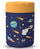 ONE AND ONLY Blue Thermal Steel Food Jar  480ml Leakproof Insulated Kids Lunch Container