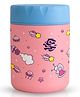 ONE AND ONLY Pink Stainless Steel Kids Food Jar  480ml Leakproof Thermal Lunch Box