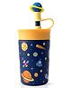 ONE & ONLY Blue Triple-Layer Insulated Tumbler with Straw  350ml