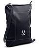 VAYA BAGMAT Office Lunch Bag with Sling for Tiffin Box and Water Bottle, Black, 1 Liter