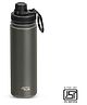 Jaypee Plus Hylux Vacuum Insulated Stainless steel Hot & Cold Water Bottle-BIS Certified, Rust & Leak Proof, Anti Skid, Easy to hold,Trekking Bottle 650ml Army Green