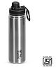 Jaypee Plus Hylux Vacuum Insulated Stainless steel Hot & Cold Water Bottle-BIS Certified, Rust & Leak Proof, Anti Skid, Easy to hold,Trekking Bottle 650ml SS. Finish