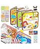 SUPER TOY 2 in 1 Water Magic Busy Binder Color Book for Kids with Refillable Pens for Toddlers No-Mess Water Reveal Activity Book - Reusable & Travel-Friendly
