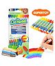 Super Toy 12 Oil Pastels Color Set, Soft Oil Pastels for Art Painting, Drawing, Blending, Art Supplies for Artists, Beginners, Students