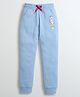 Barbie by Tiny Girl Woven Characters Printed Joggers - Powder Blue