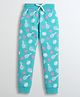 Barbie by Tiny Girl Woven Tennis & Character Printed Joggers - Turquoise