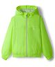 Pine Active Knit Full Sleeve Ultra Comfort Athleisure Hooded Jacket - Neon Green