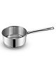 Hautechef Stainless Steel Sauce Pan with Triply Impact Bonded Base, 18cm / 2.0 L, Induction Friendly, Gas & Electric Stove Safe, Durable & Dishwasher Safe
