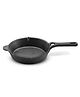 Hautechef Pre-Seasoned Skillet 15 cm  Naturally Non-Stick, 100% Pure Cast Iron, Induction & Oven Safe, Toxin-Free, Pre-Seasoned for Healthy Cooking - 900 ml