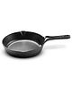 Hautechef Pre-Seasoned Skillet 20 cm  Naturally Non-Stick, 100% Pure Cast Iron, Induction & Oven Safe, Toxin-Free, Pre-Seasoned for Healthy Cooking -1700 ml