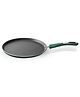Hautechef Non-Stick Dosa Tawa 28cm, 3-Layer ILAG Swiss Coating, PFOA-Free, Induction Friendly, with Soft-Touch Matching Handle, Color - Green