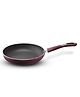 Hautechef Non-Stick Frypan 24cm, 3-Layer ILAG Swiss Coating, PFOA-Free, Induction Friendly, with Soft-Touch Matching Handle, Color - Maroon