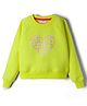 Wingsfield Full Sleeves Floral Printed Light Winter Sweatshirt - Yellow
