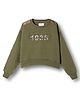 Wingsfield Full Sleeves 1935 Number Printed Light Winter Sweatshirt - Olive