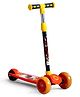 Babyhug Marvel Avengers Iron Man Kids 3 Wheel Scooter with Attractive Led Wheels- Red| Compact Fold| Lean-to-Steer| Toy for 3 to 14 years Boys & Girls| Gifting Option| Physical Activity| 50kg Capacity