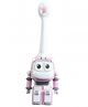 the Little Lookers Robot Shape Toothbrush for Kids with Soft Bristles, BPA-Free & Non-Toxic (Ages 1-5) Pink