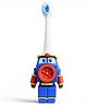 the Little Lookers Robot Shape Toothbrush for Kids with Soft Bristles, BPA-Free & Non-Toxic (Ages 1-5) Blue