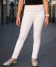Pine Kids Denim Woven Full Length Washed Jeggings - White