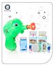 Aditi Toys Green Elephant Bubble Gun with 100ml x 3 Bubble Solution and Free 60ml Refill Liquid