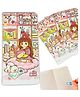 Birthday Popper Kawaii Girl Diary - Set of 6 as Birthday Return Gifts | Cute Cartoon Notebooks with Square Grid Pages for Girls, Students & Teens  192 Pages, 19 x 9.5 cm