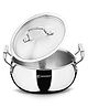 Bergner TriPro Tri-Ply 20cm (3.1L) Belly Shape Casserole / Biryani Handi | Silver