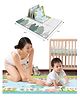 Kids Station Double-Sided Waterproof Baby Playmat  Foldable, Reversible & Non-Slip Foam Mat for Babies & Toddlers  Soft, Portable Crawling Mat 200x180cm (Indoor/Outdoor Use)