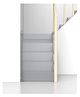Kids Station Retractable Safety Gate for Kids & Pets  Barrier Fence with Easy Walk-Thru, Expandable to 140cm, Height 90cm  Door & Hallway Safety Gate (Grey)