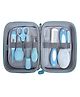 Kids Station 11 in 1 Baby Grooming Kit  Newborn Care Essentials in Blue EVA Travel Case  Complete Baby Grooming & Hygiene Set