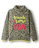 Wingsfield Full Sleeves Typography Patch Detailed Sweater - Green