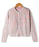 Wingsfield Full Sleeves Floral Embroidered Sweater - Pink