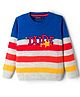 Wingsfield Full Sleeves Dude Text Designed Sweater - Multi Colour