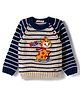 Wingsfield Full Sleeves Animal Designed Sweater - Brown