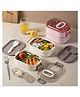 SANJARY Double layer Stainless Steel Lunchbox for multi use color design may vary
