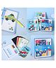 Sanjary Scratch & Paint Combo Book Set  6 Watercolor Pens for kids color design may vary