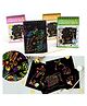Scratch Notebooks  Art Paper Rainbow Mini Notes Set, Rainbow Color Scratch Off Paper with and 4 Drawing craft activity for kids pack of 2 color design may vary