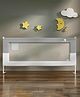 StarAndDaisy Baby Bed Guard Rail with T-Body Support Frame - Grey & White