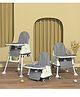 StarAndDaisy High Chair for Baby Feeding Chair for 0 to 5 Years with 4 in-1 High Chair with Height Adjustable - Grey