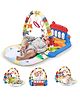 StarAndDaisy Musical Baby Convertible Playmat Or Play Gym Mat with Hanging Rattles Lights for 0-6 Months Babies-Blue