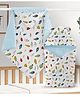 StarAndDaisy Swaddler for Newborn Baby Swaddle Wrap & Blanket Soft Cotton Baby-Sky Blue