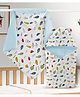 StarAndDaisy New Born Baby Essentials Baby Swaddle Wrap Soft Cotton Baby Blanket- Sky Blue