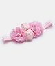 Bhoomi Collection Stones Embellished Floral Applique Detailed Headband - Light Pink
