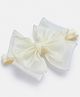 Bhoomi Collection Bow Applique Detailed Headband - Cream