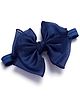 Bhoomi Collection Bow Applique Detailed Headband - Navy Blue