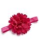 Bhoomi Collection Floral Applique Detailed Headband - Dark Pink