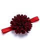 Bhoomi Collection Floral Applique Detailed Headband - Maroon