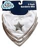 Big Softies Printed Bandana Newborn Baby Bibs with Soft Velcro Fastener Cotton Blends Reusable Ultra Soft & Super Absorbent For Drooling, Teething & Feeding For Unisex 0-24 Months Pack of 3-Star